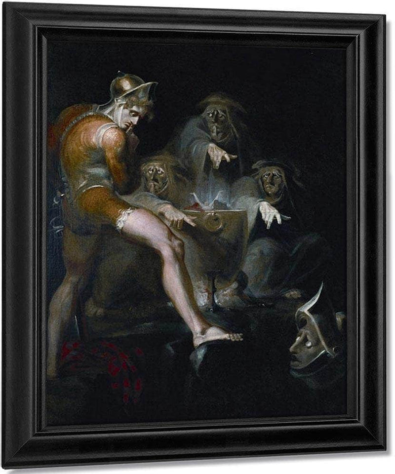Macbeth Consulting The Vision Of The Armed Head By Henry Fuseli Fine Art Print