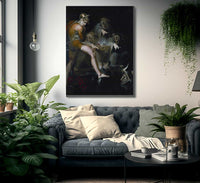 Macbeth Consulting The Vision Of The Armed Head By Henry Fuseli Fine Art Print