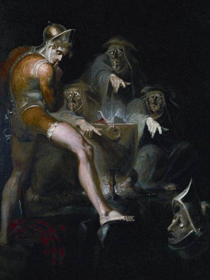 Macbeth Consulting The Vision Of The Armed Head By Henry Fuseli Fine Art Print