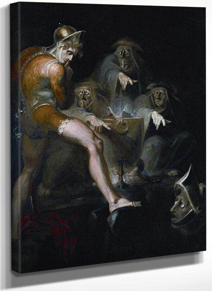 Macbeth Consulting The Vision Of The Armed Head By Henry Fuseli Fine Art Print