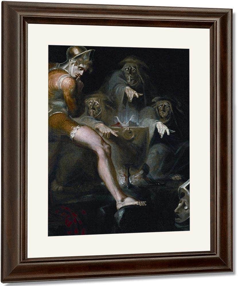 Macbeth Consulting The Vision Of The Armed Head By Henry Fuseli Fine Art Print