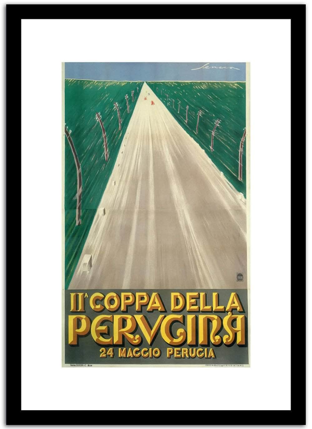 Maccio Perucia  Vintage Poster Fine Art Print