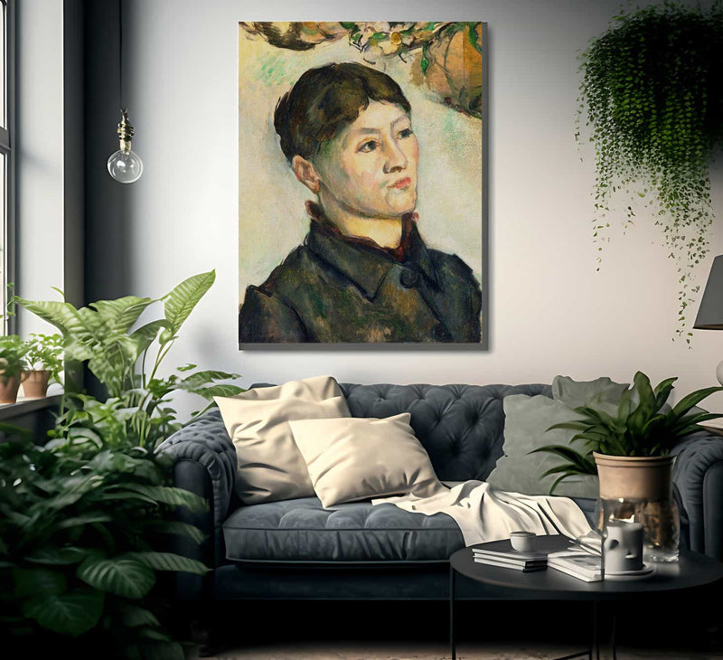 Madame Cezanne By Cezanne Paul Fine Art Print
