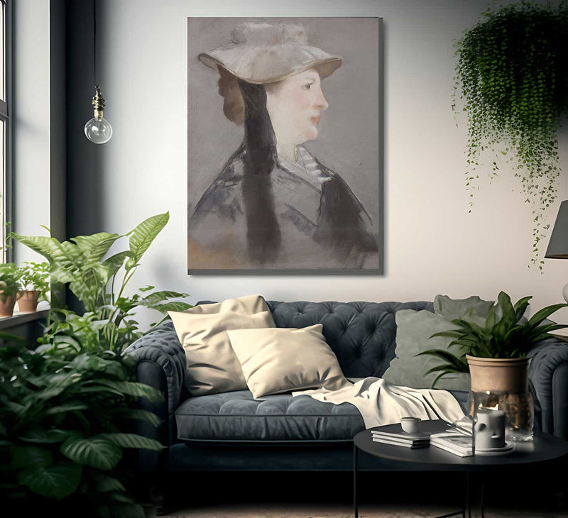 Madame Edouard Manet By Edouard Manet Fine Art Print