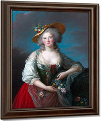 Madame Elisabeth De France 1782 By Elisabeth Vigee Le Brun Fine Art Print