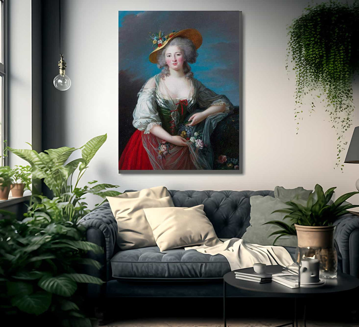 Madame Elisabeth De France 1782 By Elisabeth Vigee Le Brun Fine Art Print