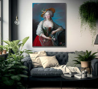 Madame Elisabeth De France 1782 By Elisabeth Vigee Le Brun Fine Art Print