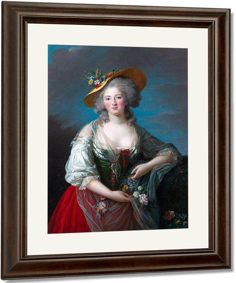 Madame Elisabeth De France 1782 By Elisabeth Vigee Le Brun Fine Art Print