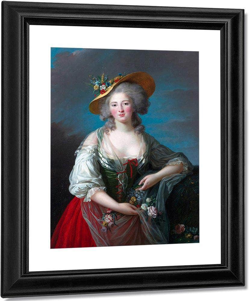 Madame Elisabeth De France 1782 By Elisabeth Vigee Le Brun Fine Art Print