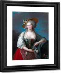 Madame Elisabeth De France 1782 By Elisabeth Vigee Le Brun Fine Art Print