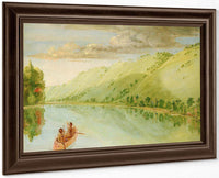 Madame Ferrebault's Prairie, Above Prairie Du Chien By George Catlin Fine Art Print