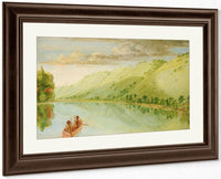 Madame Ferrebault's Prairie, Above Prairie Du Chien By George Catlin Fine Art Print