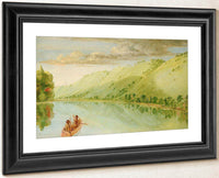 Madame Ferrebault's Prairie, Above Prairie Du Chien By George Catlin Fine Art Print