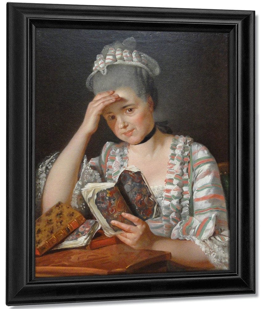 Madame Francois Buron 1769 Art Institute Of Chicago Dsc09457 By Jacques Louis David Fine Art Print