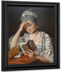 Madame Francois Buron 1769 Art Institute Of Chicago Dsc09457 By Jacques Louis David Fine Art Print
