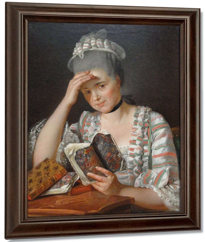 Madame Francois Buron 1769 Art Institute Of Chicago Dsc09457 By Jacques Louis David Fine Art Print