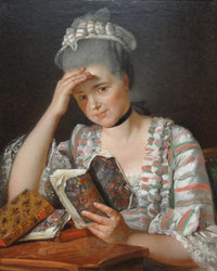 Madame Francois Buron 1769 Art Institute Of Chicago Dsc09457 By Jacques Louis David Fine Art Print