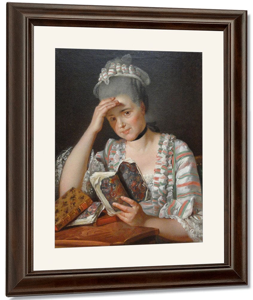 Madame Francois Buron 1769 Art Institute Of Chicago Dsc09457 By Jacques Louis David Fine Art Print