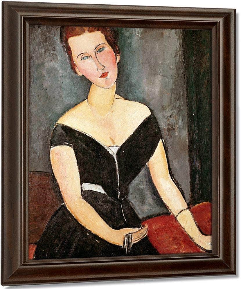 Madame G. Van Muyden By Amedeo Modigliani Fine Art Print