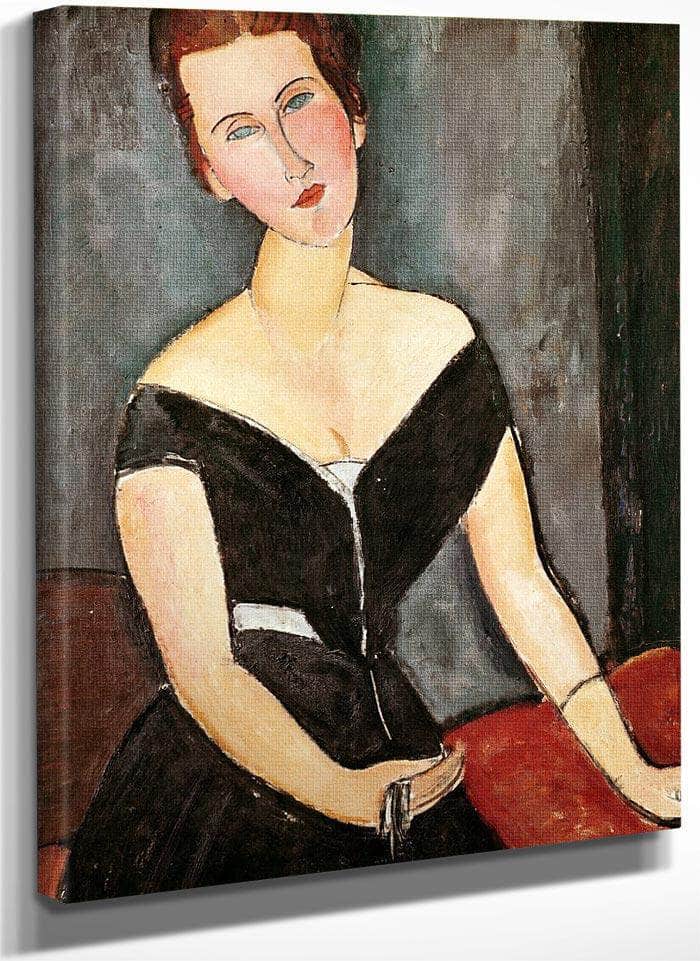 Madame G. Van Muyden By Amedeo Modigliani Fine Art Print