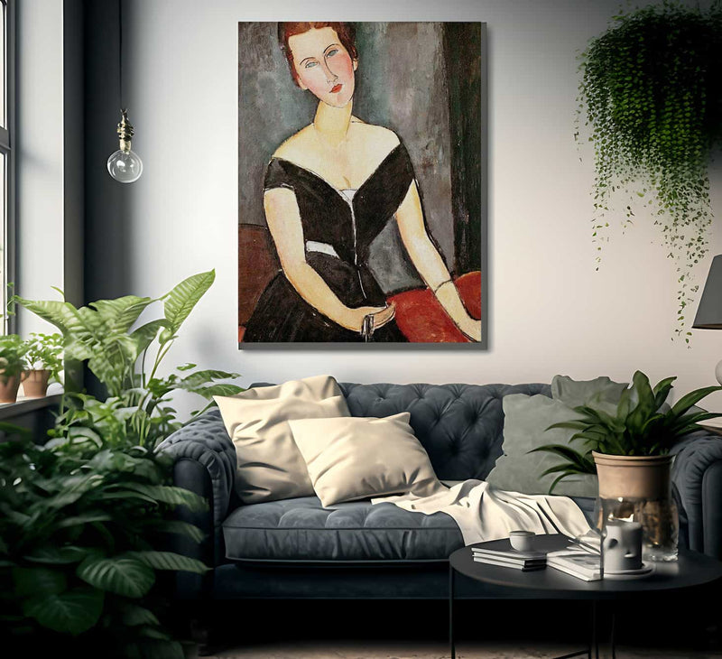 Madame G. Van Muyden By Amedeo Modigliani Fine Art Print