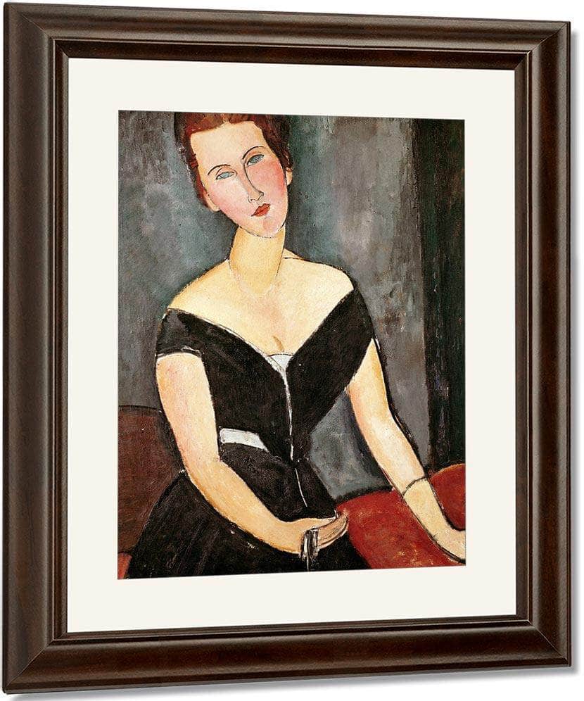 Madame G. Van Muyden By Amedeo Modigliani Fine Art Print