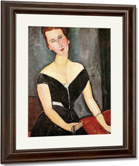 Madame G. Van Muyden By Amedeo Modigliani Fine Art Print