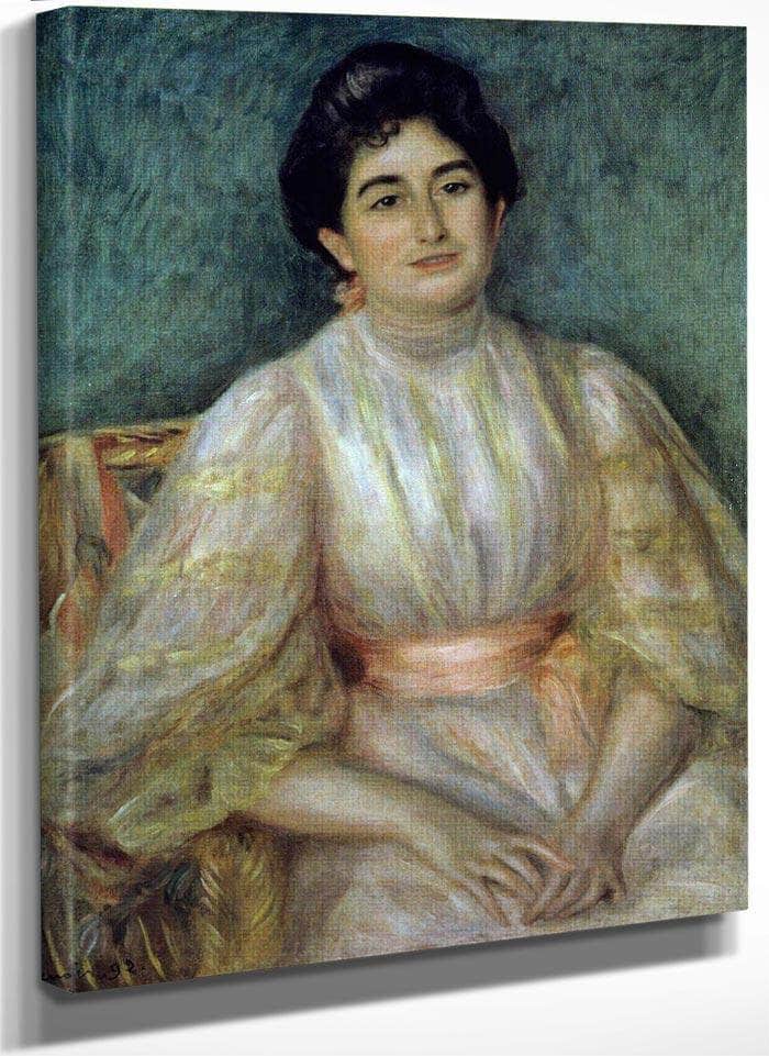 Madame Gallimard By Pierre August Renoir Fine Art Print