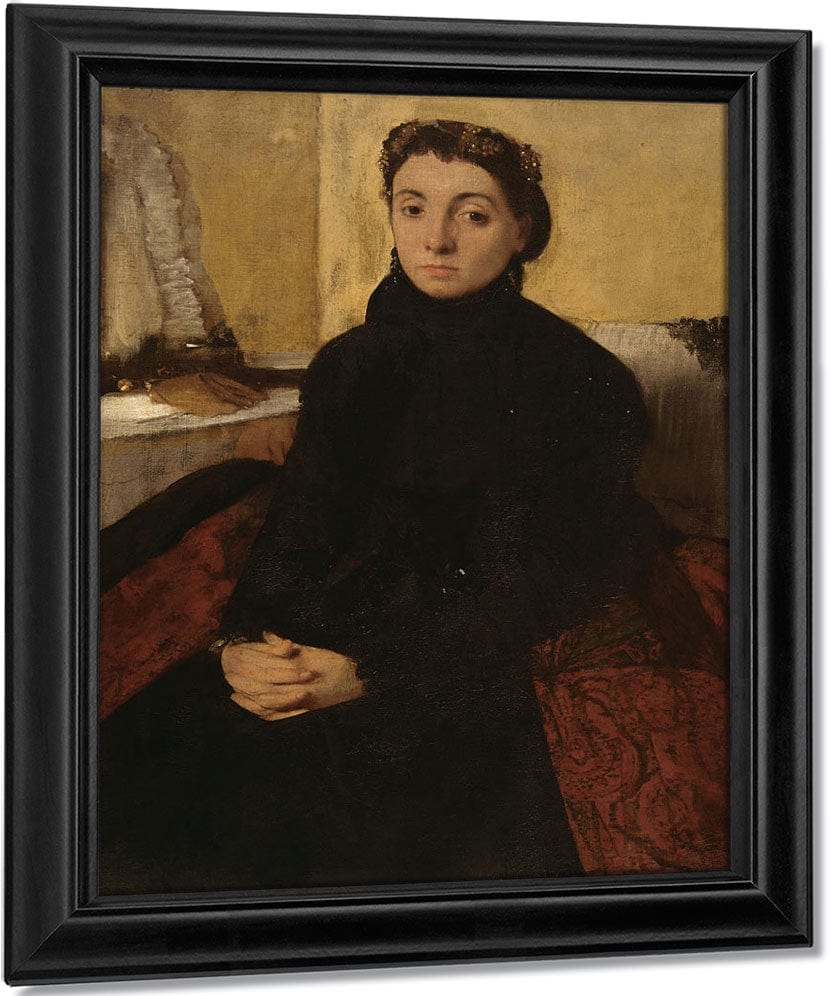 Madame Gaujelin By Edgar Degas Fine Art Print