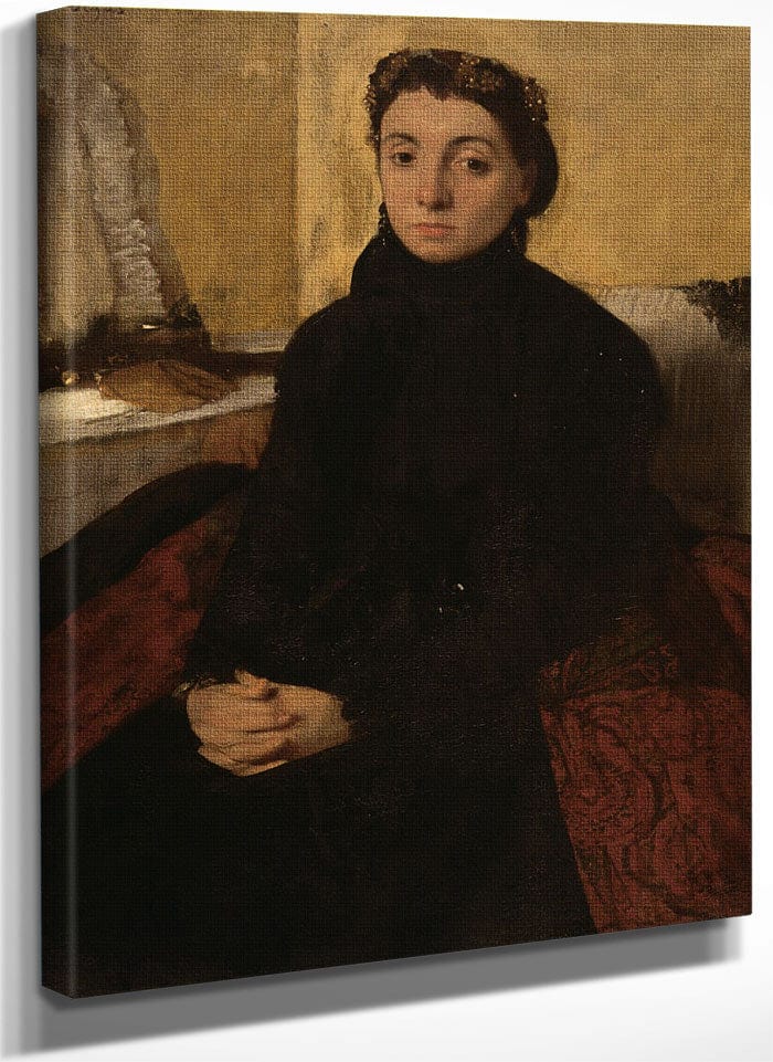 Madame Gaujelin By Edgar Degas Fine Art Print