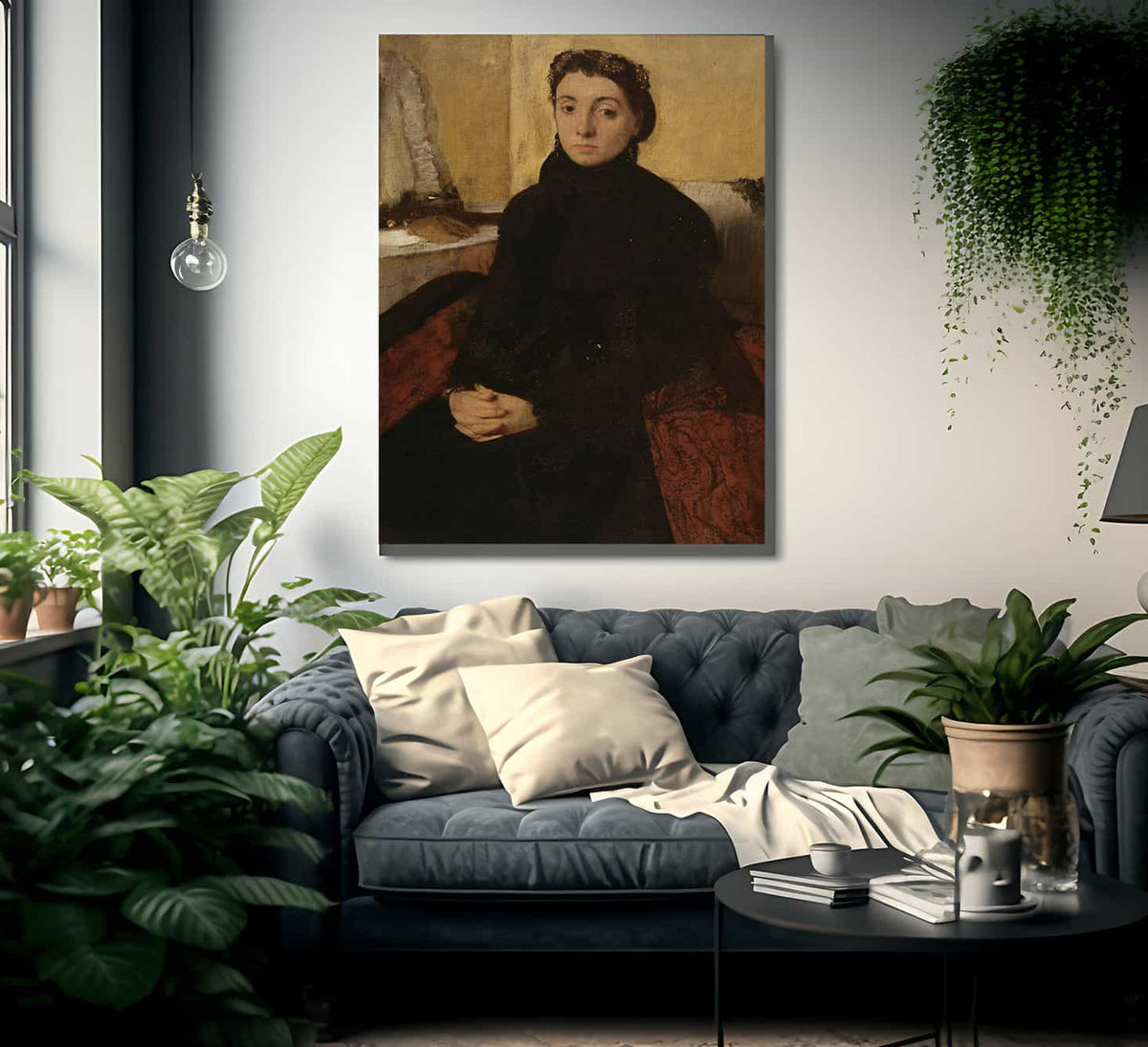 Madame Gaujelin By Edgar Degas Fine Art Print