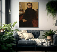 Madame Gaujelin By Edgar Degas Fine Art Print
