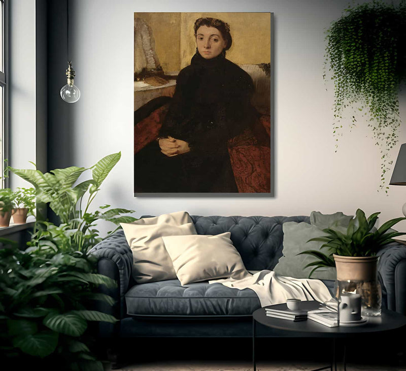 Madame Gaujelin By Edgar Degas Fine Art Print