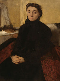 Madame Gaujelin By Edgar Degas Fine Art Print
