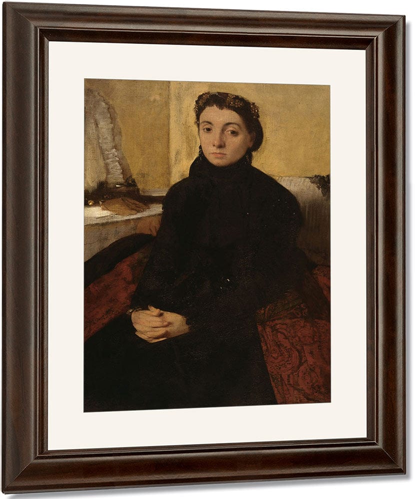 Madame Gaujelin By Edgar Degas Fine Art Print