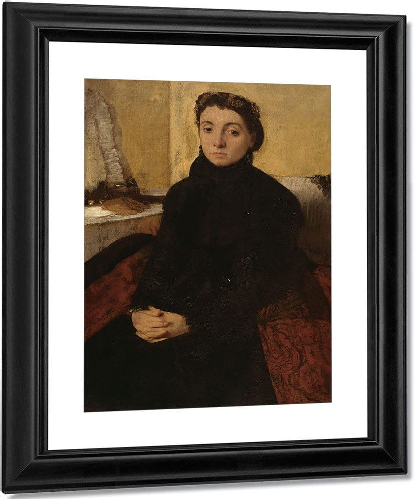 Madame Gaujelin By Edgar Degas Fine Art Print