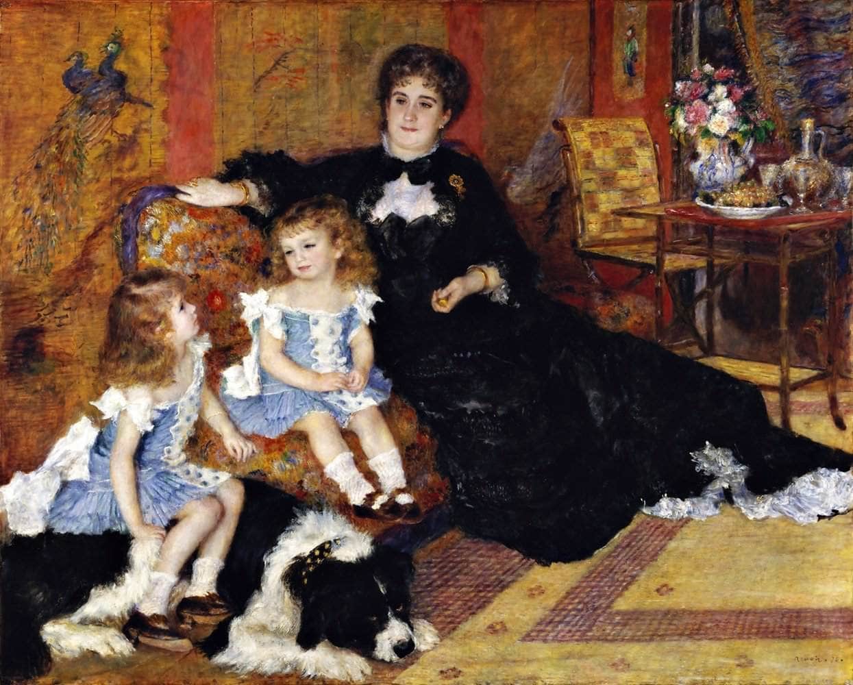 Madame Georges Charpentier Painting Auguste Renoir Canvas Art Fine Art Print