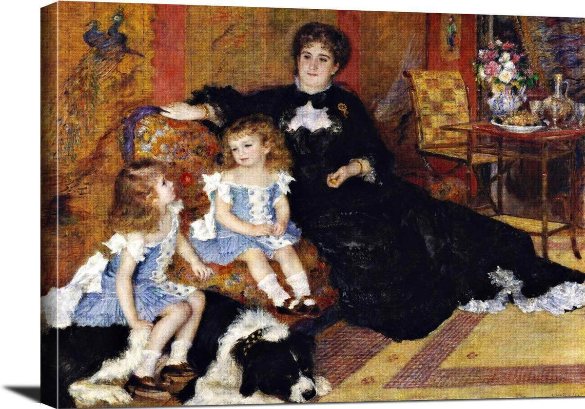 Madame Georges Charpentier Painting Auguste Renoir Canvas Art Fine Art Print