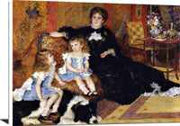 Madame Georges Charpentier Painting Auguste Renoir Canvas Art Fine Art Print