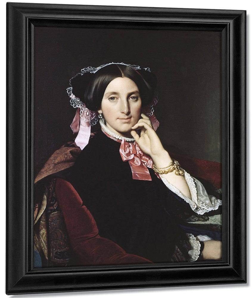 Madame Gonse By Jean Auguste Dominique Ingres Fine Art Print
