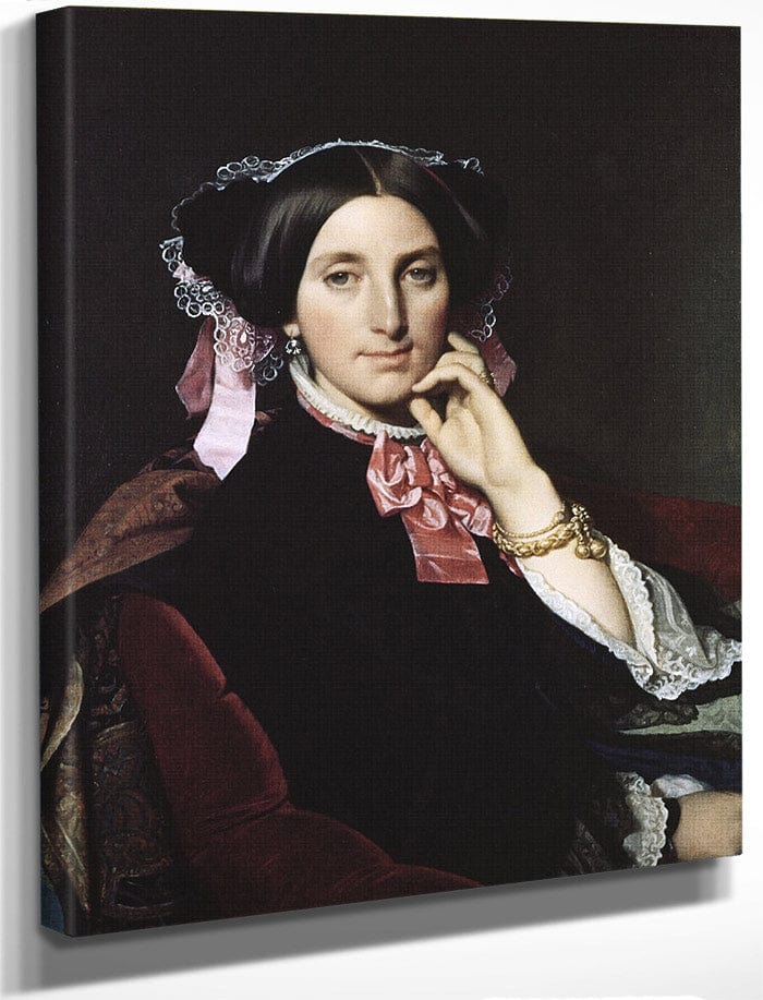 Madame Gonse By Jean Auguste Dominique Ingres Fine Art Print