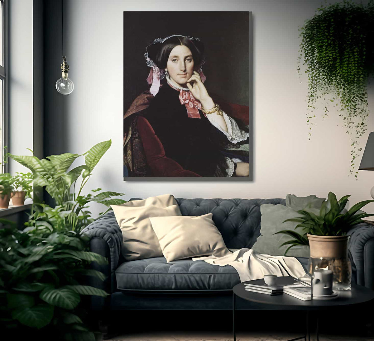 Madame Gonse By Jean Auguste Dominique Ingres Fine Art Print