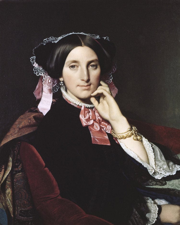 Madame Gonse By Jean Auguste Dominique Ingres Fine Art Print