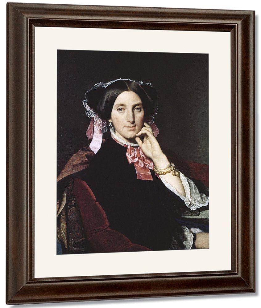 Madame Gonse By Jean Auguste Dominique Ingres Fine Art Print
