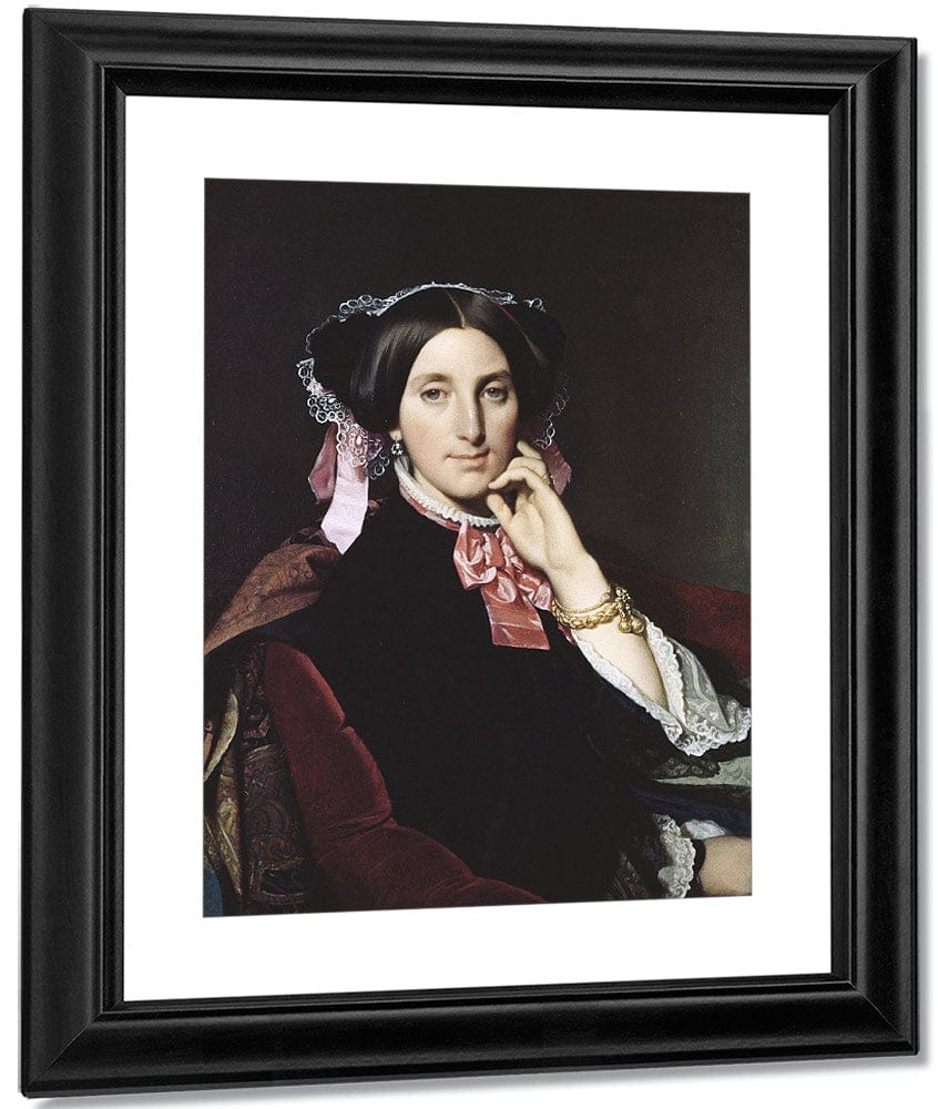 Madame Gonse By Jean Auguste Dominique Ingres Fine Art Print