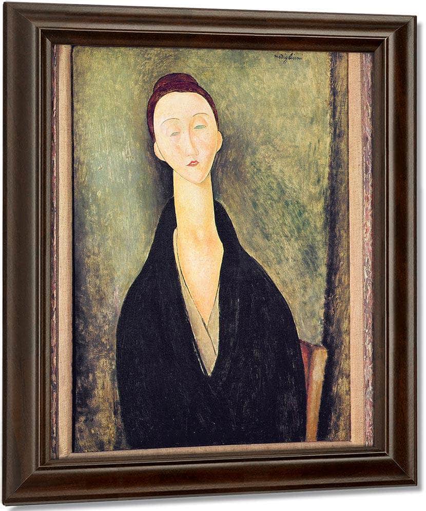 Madame Hanka Zborowska By Amedeo Modigliani Fine Art Print