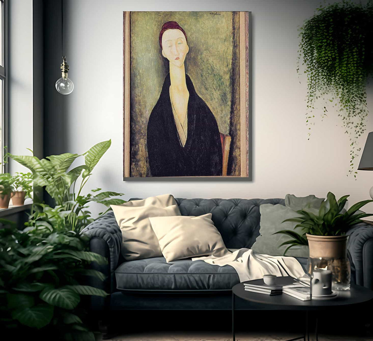 Madame Hanka Zborowska By Amedeo Modigliani Fine Art Print