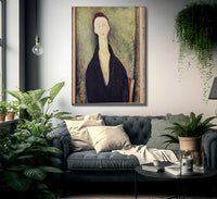Madame Hanka Zborowska By Amedeo Modigliani Fine Art Print