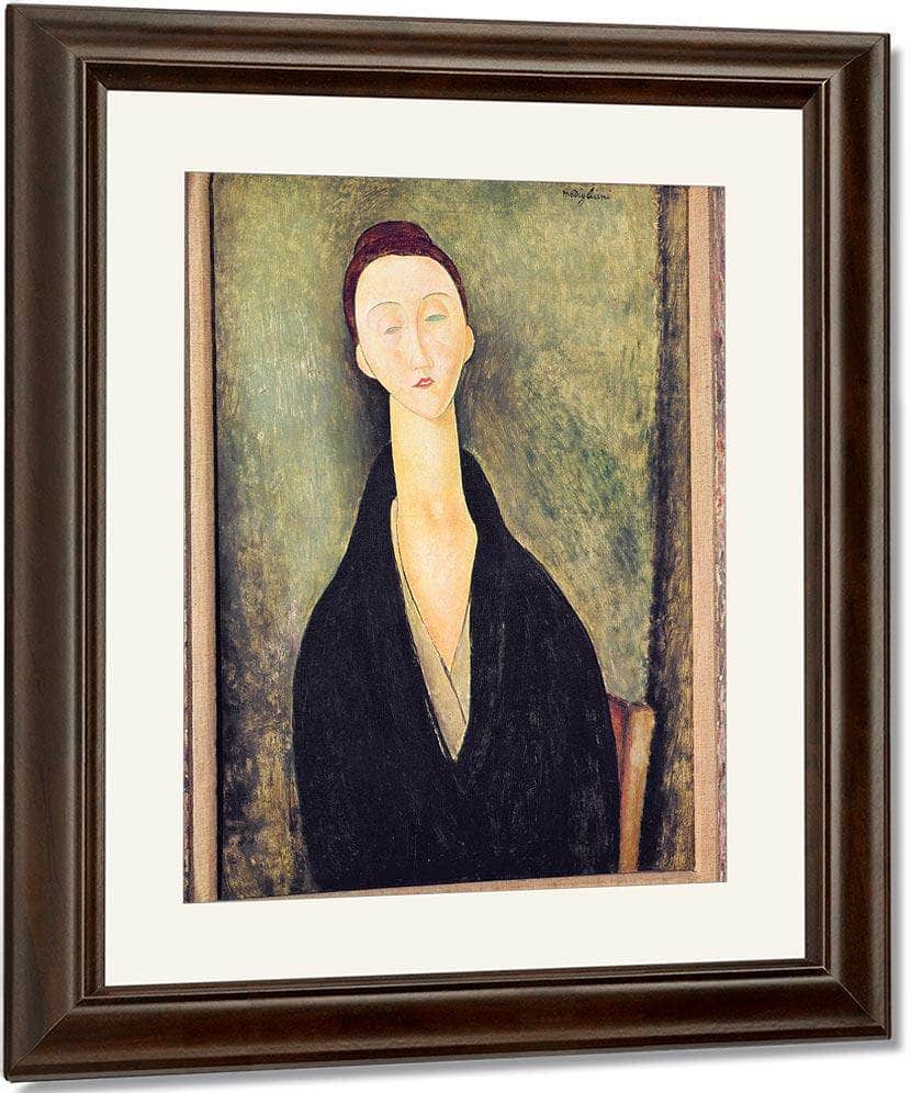 Madame Hanka Zborowska By Amedeo Modigliani Fine Art Print