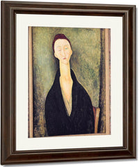 Madame Hanka Zborowska By Amedeo Modigliani Fine Art Print